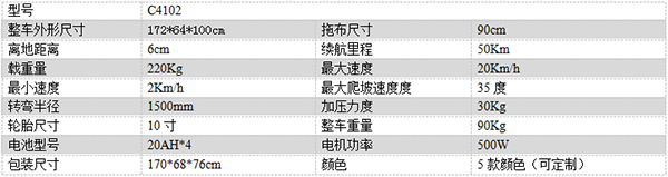 电动仁布尘推车C4102